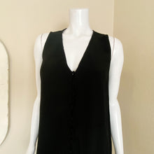 Load image into Gallery viewer, Madewell | Womens Black Button Down Sleeveless Dress | Size: L
