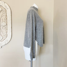 Load image into Gallery viewer, Abound | Womens Light Gray Fuzzy Soft Mockneck Pullover Top | Size: S
