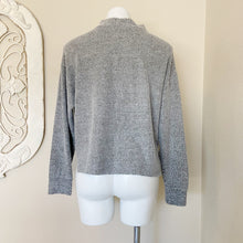 Load image into Gallery viewer, Abound | Womens Light Gray Fuzzy Soft Mockneck Pullover Top | Size: S
