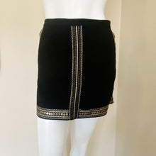 Load image into Gallery viewer, Madewell | Womens Black Embellished Mini Skirt | Size: 4
