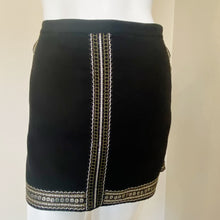 Load image into Gallery viewer, Madewell | Womens Black Embellished Mini Skirt | Size: 4
