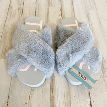 Load image into Gallery viewer, Toms | Womens Gray Faux Fur Criss Cross Susie Eva Sandal with Tags | Size: 8
