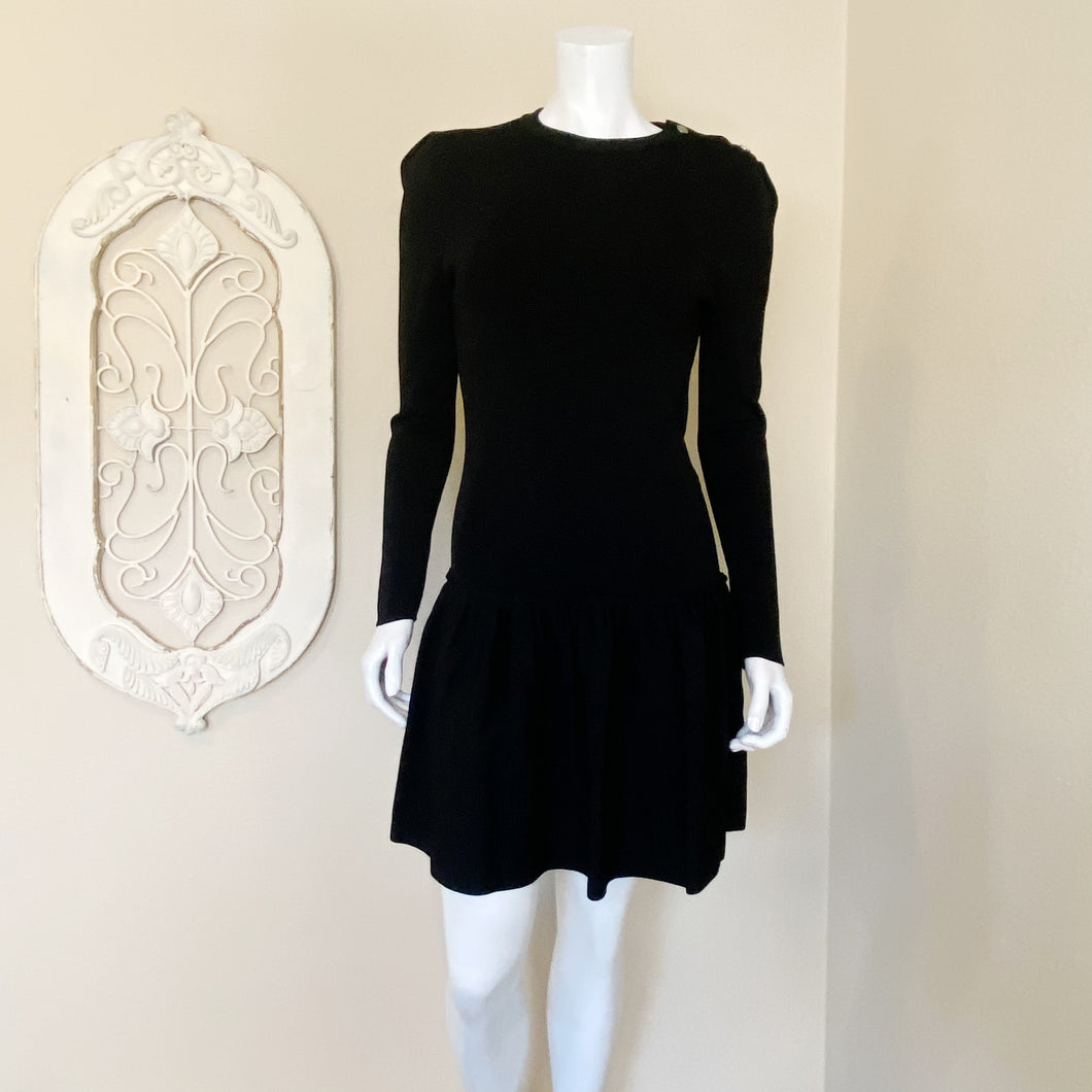 Reiss | Womens Black Fit and Flare Black Dress | Size: M