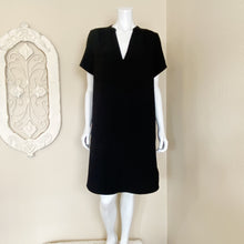 Load image into Gallery viewer, All In Favor | Womens Black Short Sleeve Blouse Dress | Size: XL

