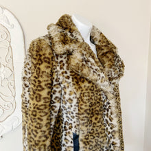 Load image into Gallery viewer, Via Spiga | Womens Faux Fur Vegan Leopard Jacket | Size: M
