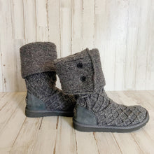 Load image into Gallery viewer, Ugg | Womens Gray Knit Tall Boots | Size: 6
