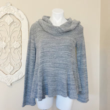 Load image into Gallery viewer, Anthropologie | Womens 9-H15 StCL Gray Cowl Neck Fit and Flare Long Sleeve Top | Size: S
