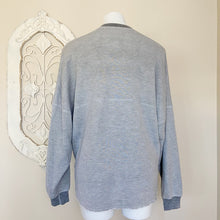 Load image into Gallery viewer, Spirit Jersey | Womens Gray Skull and Bones Pullover Sweatshirt | Size: M

