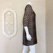 Load image into Gallery viewer, Belair | Womens Leopard Print Long Sleeve Mini Dress | Size: M
