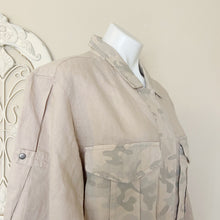 Load image into Gallery viewer, Anthropologie | HEI HEI Womens Taupe Faded Camo Zip Utility Jacket with Tags | Size: S
