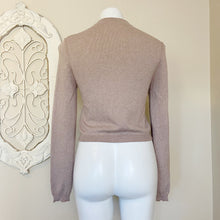 Load image into Gallery viewer, Linden Street Studio | Womens Dusty Rose Cashmere Blend Knit Button Down Cardigan Sweater | Size: S
