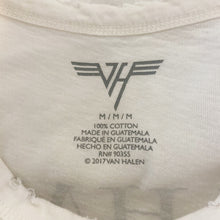 Load image into Gallery viewer, Van Halen | Womens Off White Distressed Van Halen Logo Tee | Size: M
