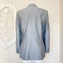 Load image into Gallery viewer, Amanda Smith | Womens Silver Gray Long Line Blazer Jacket | Size: 12
