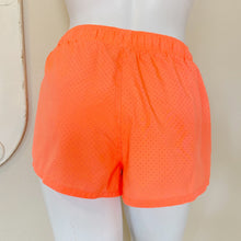 Load image into Gallery viewer, Nike | Womens Orange and Red Set of 2 Lasercut Split Side Running Shorts | Size: S
