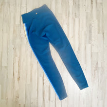 Load image into Gallery viewer, Spiritual Gangster | Womens Blue Rainbow Side Leggings | Size: XS

