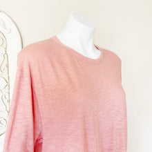 Load image into Gallery viewer, Anthropologie | Akemi + Kin Salmon Short Sleeve Oversized Ruffle Top | Size: S
