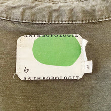 Load image into Gallery viewer, Anthropologie | Womens Olive Green Cargo Jacket With Colorful Wool Blend Knit Back | Size: XS
