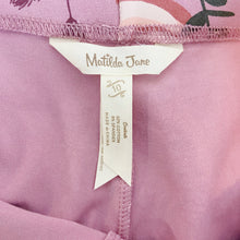 Load image into Gallery viewer, Matilda Jane | Girls Purple Stripe Ruffle Leggings | Size: 10Y
