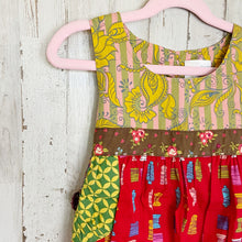 Load image into Gallery viewer, Matilda Jane | Girls Paint By Numbers Red and Yellow Tie Back Sleeveless Top | Size: 4T
