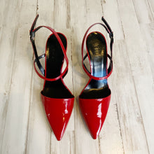 Load image into Gallery viewer, Tibi | Womens Red Pointed Toe Patent Leather Heels | Size: 37.5
