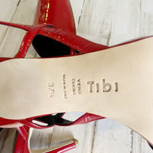 Load image into Gallery viewer, Tibi | Womens Red Pointed Toe Patent Leather Heels | Size: 37.5
