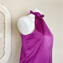 Load image into Gallery viewer, White House Black Market | Women&#39;s Purple Sleeveless Blouse | Size: 0
