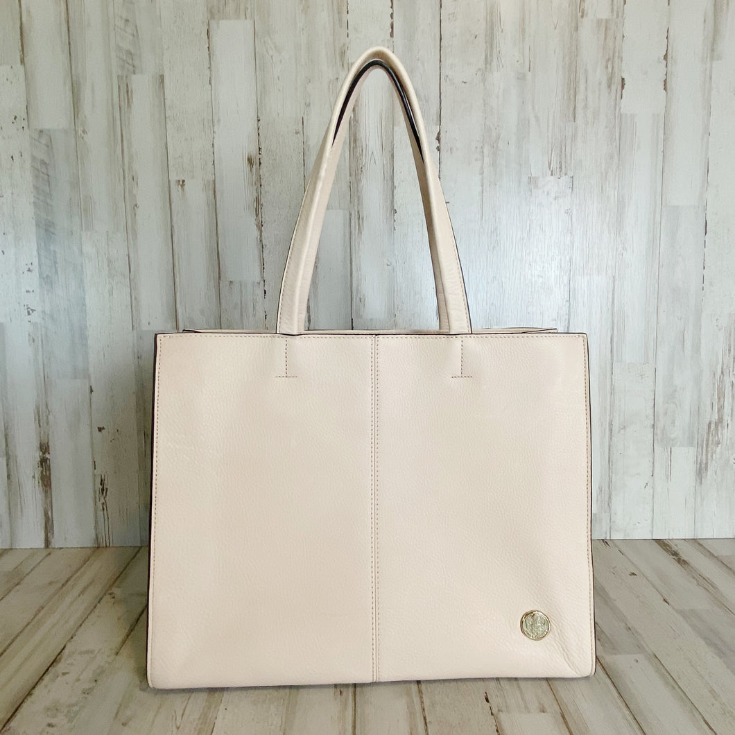Vince Camuto | Womens Pale Peach Leather Elvan Tote Bag