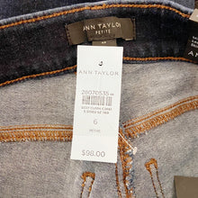 Load image into Gallery viewer, Ann Taylor | Womens Dark Wash The Skinny Ankle Jeans | Size: 6P
