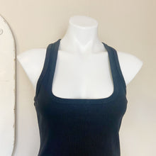 Load image into Gallery viewer, Anthropologie | Womens Maeve Black Ribbed Tank Top | Size: S
