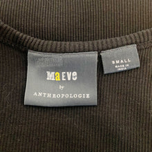 Load image into Gallery viewer, Anthropologie | Womens Maeve Black Ribbed Tank Top | Size: S
