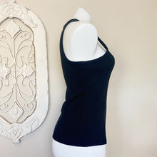 Load image into Gallery viewer, Anthropologie | Womens Maeve Black Ribbed Tank Top | Size: S
