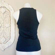 Load image into Gallery viewer, Anthropologie | Womens Maeve Black Ribbed Tank Top | Size: S
