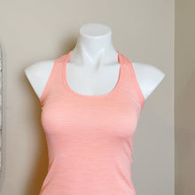 Load image into Gallery viewer, Athleta | Womens Bright Orange Stripe Workout Tank Top | Size: XXS
