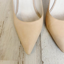 Load image into Gallery viewer, Jeffrey Campbell | Womens Nude Pointed Toe Ibiza Pump | Size: 7.5
