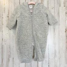 Load image into Gallery viewer, Gap | Baby Gray Sherpa Zip Front Body Suit | Size: 3-6M
