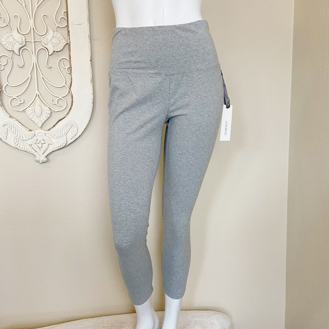 Chico's | Womens Zenergy Heather Grey Crop Legging with Tags | Size: S