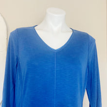Load image into Gallery viewer, Chico&#39;s | Womens Zenergy Belladonna Blue Long Sleeve Tunic Top with Tags | Size: M
