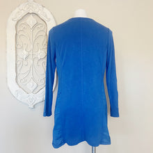 Load image into Gallery viewer, Chico&#39;s | Womens Zenergy Belladonna Blue Long Sleeve Tunic Top with Tags | Size: M
