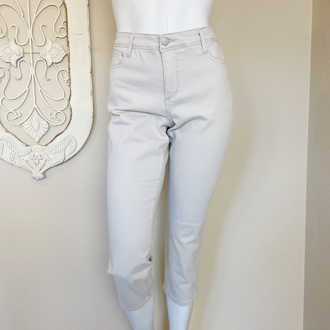 Bandolino | Women's Beige Selene Stretch Comfort Pants | Size: 8