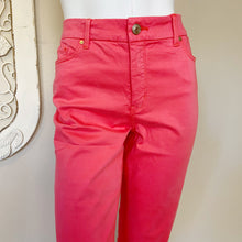 Load image into Gallery viewer, Chico&#39;s | Women&#39;s Bright Coral So Lifting Crop Pants | Size: S
