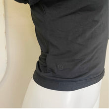 Load image into Gallery viewer, Lululemon | Women&#39;s Black Crop Short Sleeve Wrap T-Shirt | Size: 4

