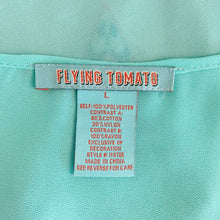 Load image into Gallery viewer, Flying Tomato | Women&#39;s Teal Embroidered Tank Top | Size: L
