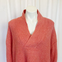 Load image into Gallery viewer, Talbots | Women&#39;s Salmon Cable Knit Long Sleeve Pullover Sweater with Tags | Size: L
