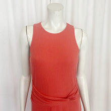 Load image into Gallery viewer, Anthropologie | Women&#39;s Coral Ribbed Sleeveless Fit and Flare Midi Dress | Size: M
