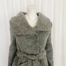 Load image into Gallery viewer, Lady Von Hart | Women&#39;s Gray Wool Blend Belted Long Coat | Size: S
