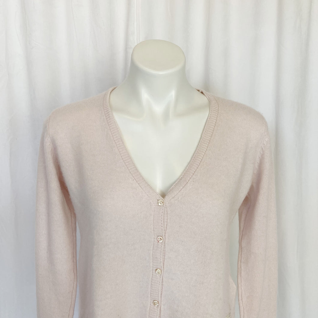 Odd Molly | Women's Light Pink Cashmere Wool Button Down Cardigan Sweater | Size: M