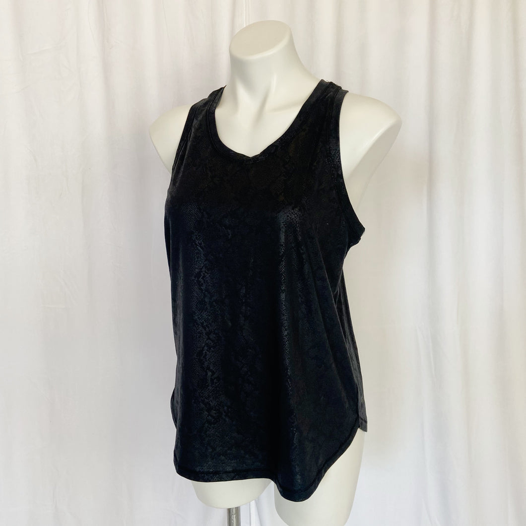 All In Motion | Women's Black Shimmer Workout Tank Top | Size: M
