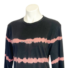Load image into Gallery viewer, NHim | Women&#39;s Black and Pink Tie Dye Worthy Long Sleeve Top | Size: M
