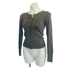 Load image into Gallery viewer, Express | Women&#39;s Gray Button Cardigan Sweater | Size: XS
