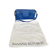 Load image into Gallery viewer, Banana Republic | Women&#39;s Blue Leather Satchel Bag

